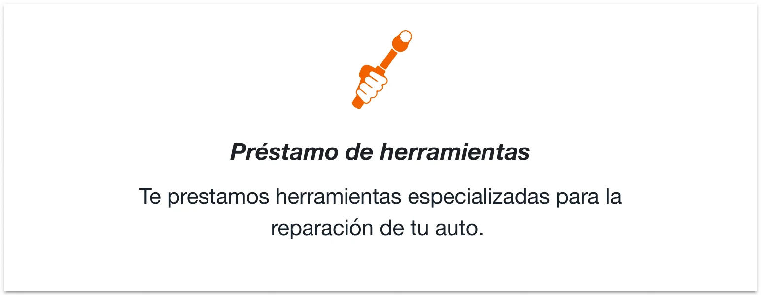 Préstamo de herramientas