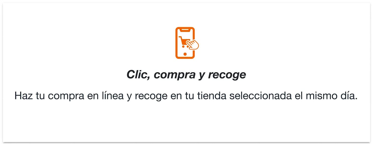 Clic, compra y recoge