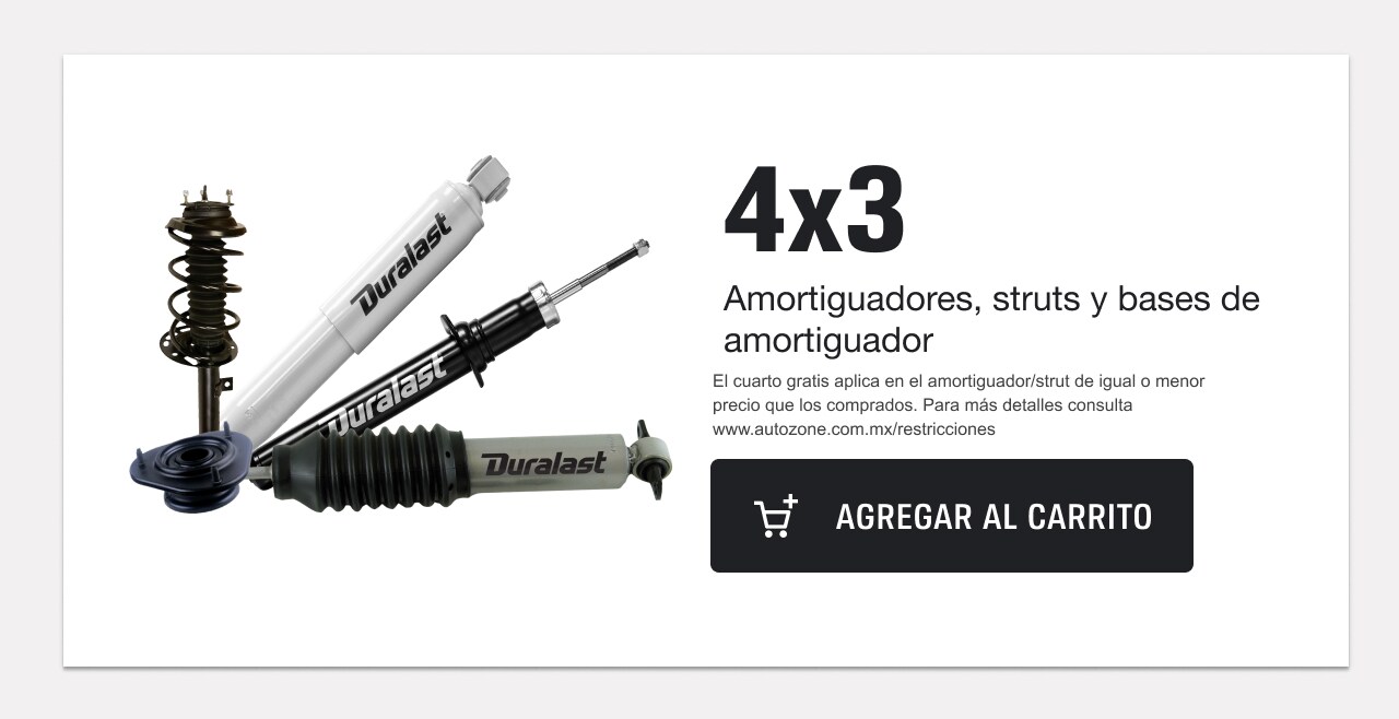 4x3 Amortiguadores, struts y bases de amortiguador