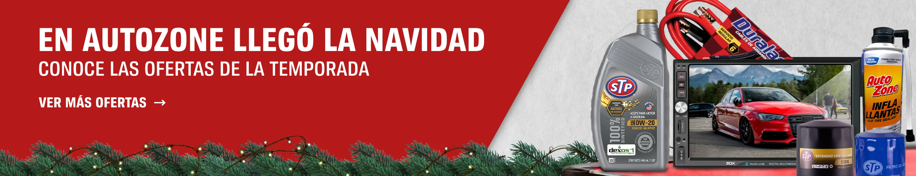  ESTA NAVIDAD, EN AUTOZONE ESTAMOS PARA TI. Aprovecha nuestras MEJORES OFERTAS