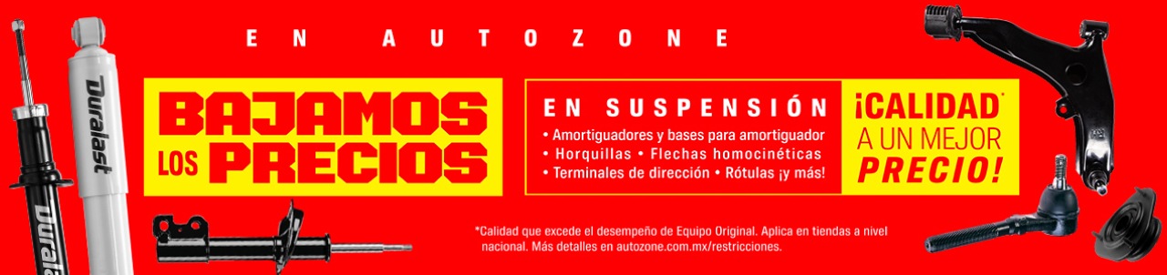 En AutoZone bajamos los precios ¡Calidad a un mejor precio!