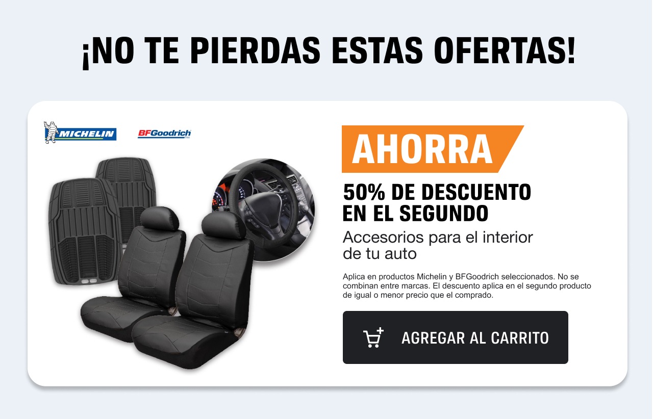 ¡Ahorra! 50% de descuento en el segundo accesorio para el interior de tu auto