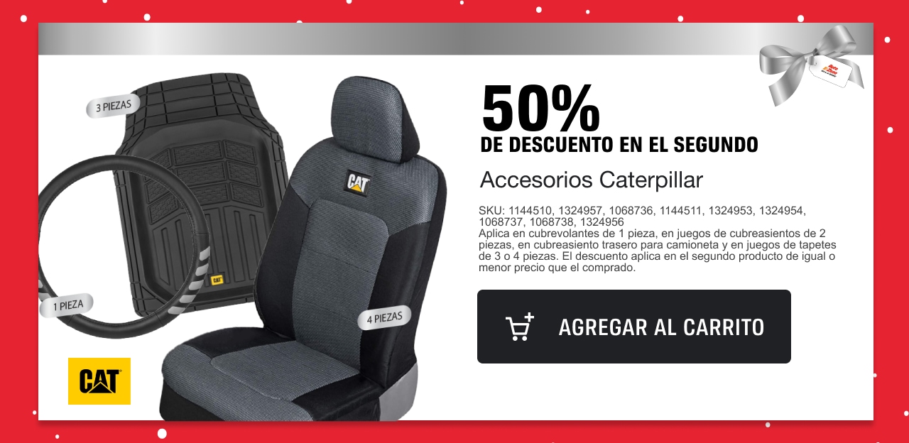Compra un producto Caterpillar y llévate el segundo con 50% de descuento