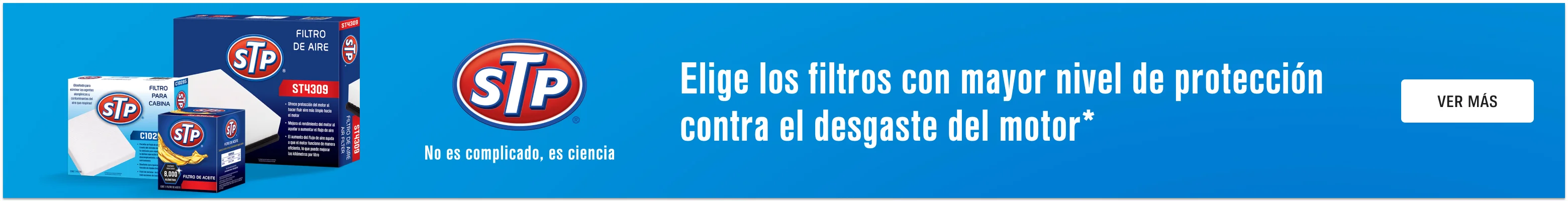 STP Elige los filtros con mayor nivel de protección contra el desgaste del motor