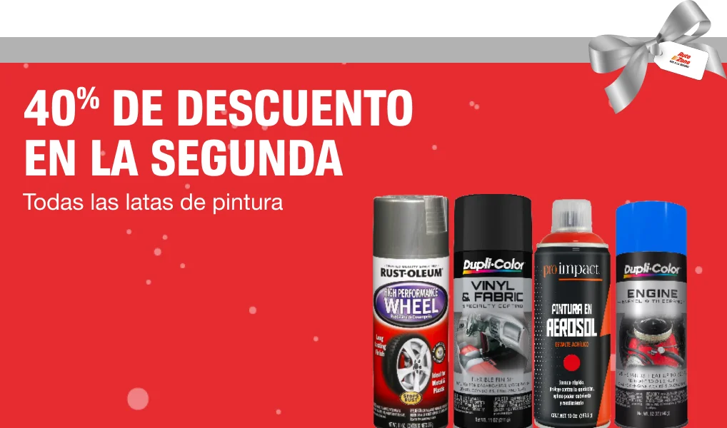 40% DE DESCUENTO Todas las latas de pintura