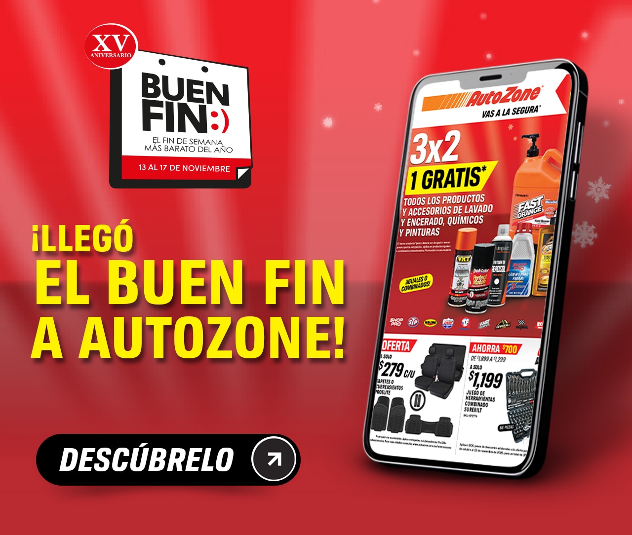 ¡Llegó el buen fin a AutoZone!