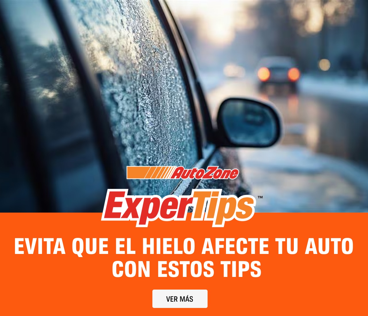 Expertips: Evita que el hielo afecte tu auto con estos tips.