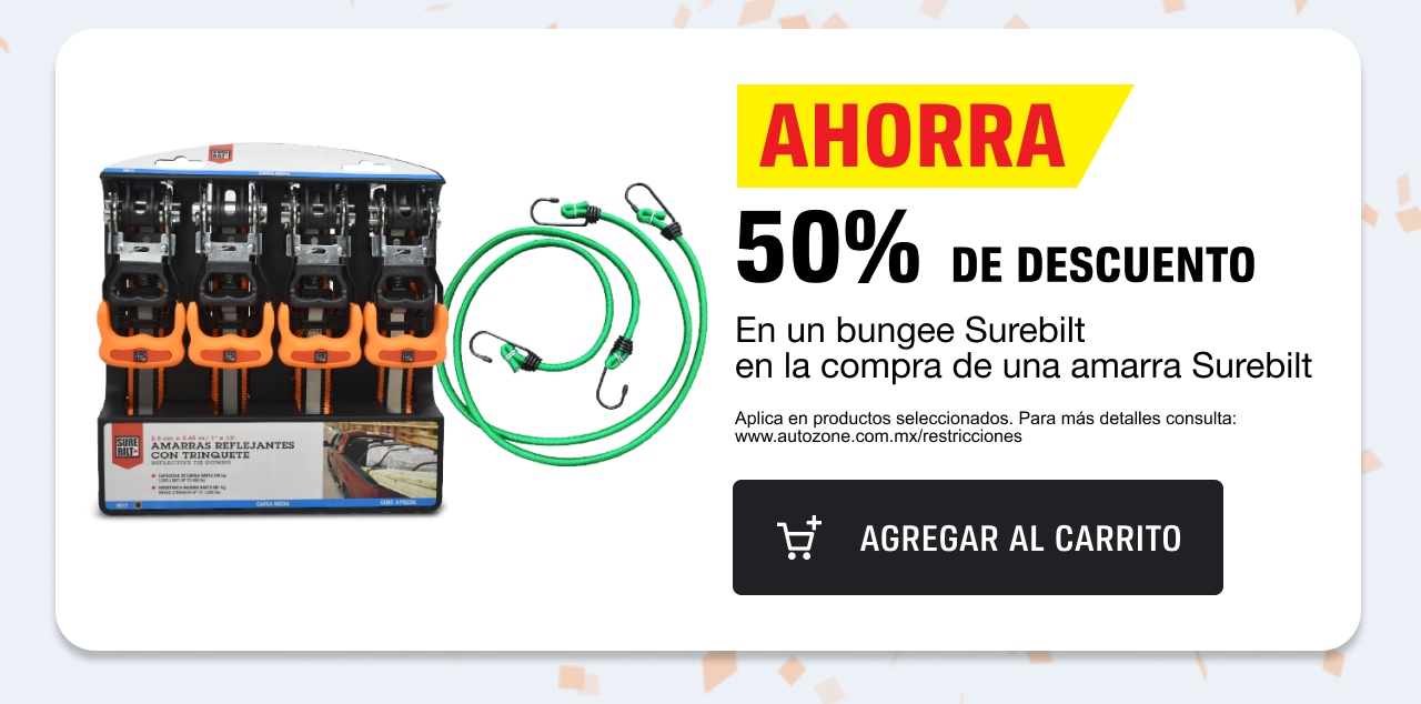 Ahorra 50% de descuento en un bungee SureBilt en la compra de una amarra Surebilt