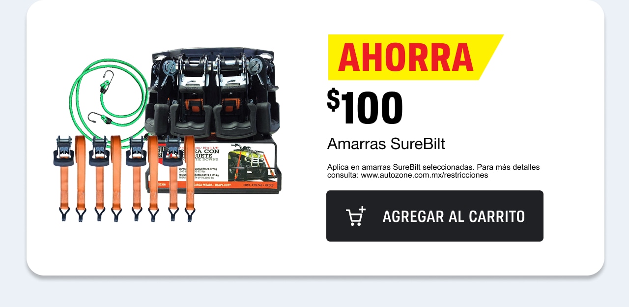 Ahorra $100 en amarrar SureBilt