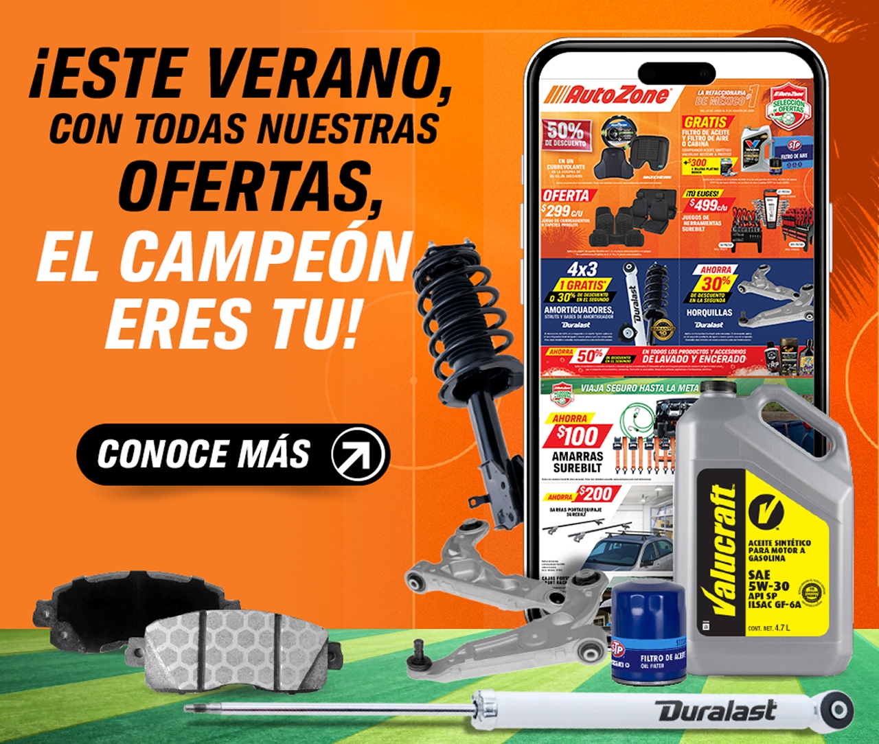 ¡Este verano, con todas nuestras ofertas, el campeón eres tu!