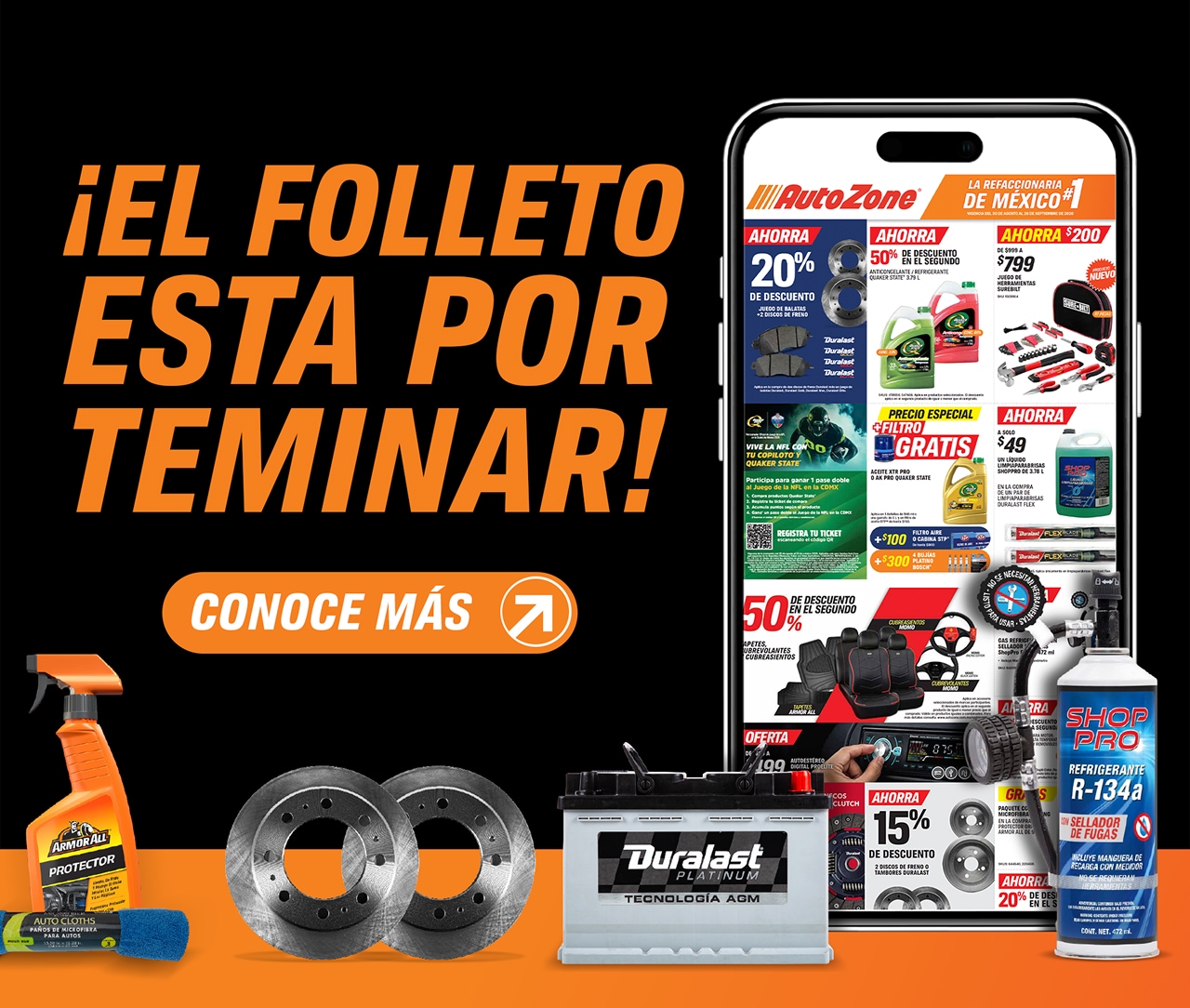 ¡El folleto esta por terminar! Conoce más.