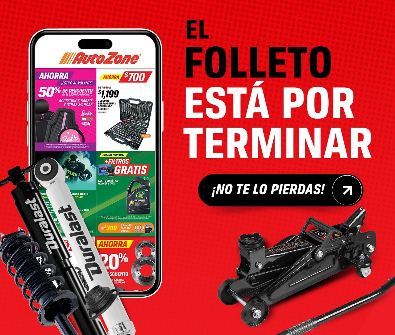 El folleto está por terminar. ¡No te lo pierdas!