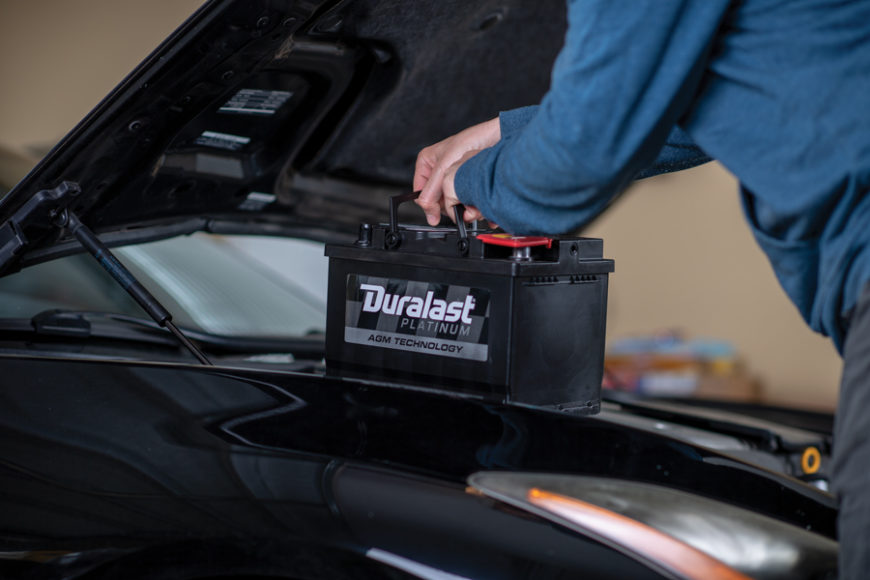 Car batteries on sale at autozone