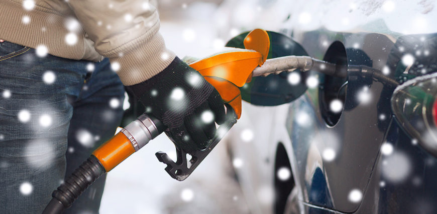 Pumping gas in the winter time