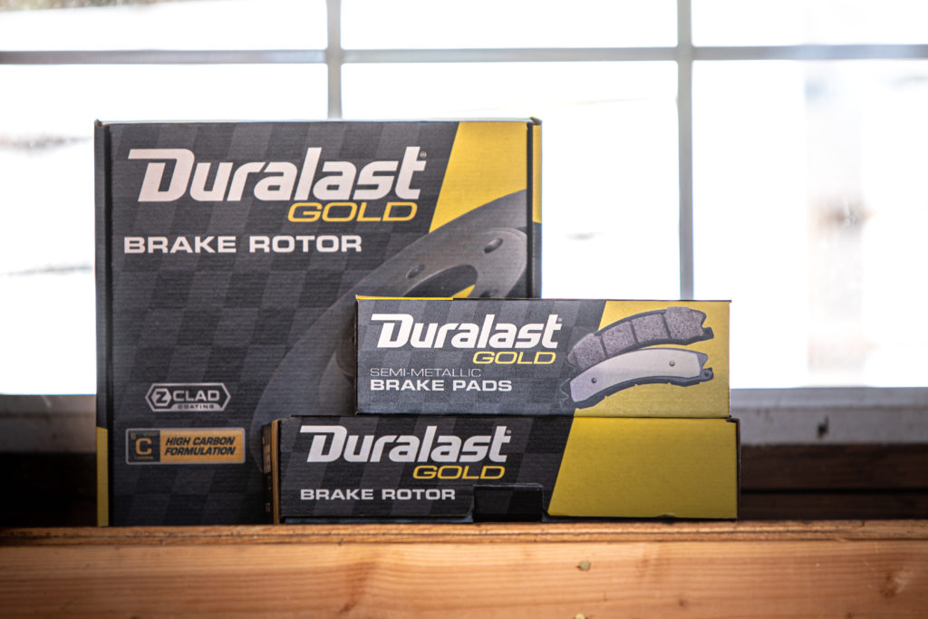duralast gold brake pads & rotors