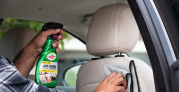 how to clean leather car seats