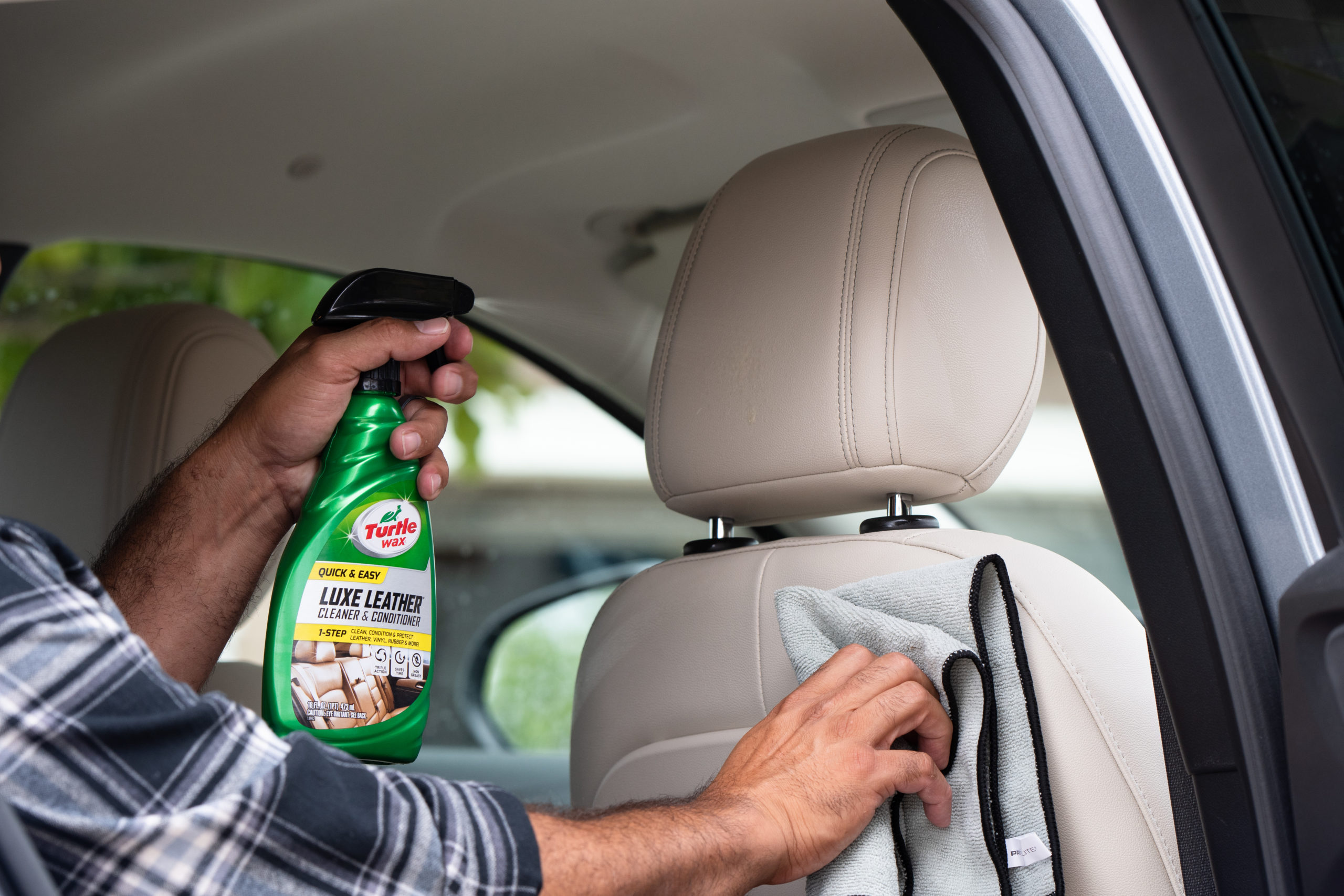 what can i use to clean leather seats in my car