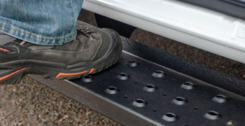 Stepping on Running Board
