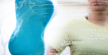 pro elite car wash sponge being used to wash car 3