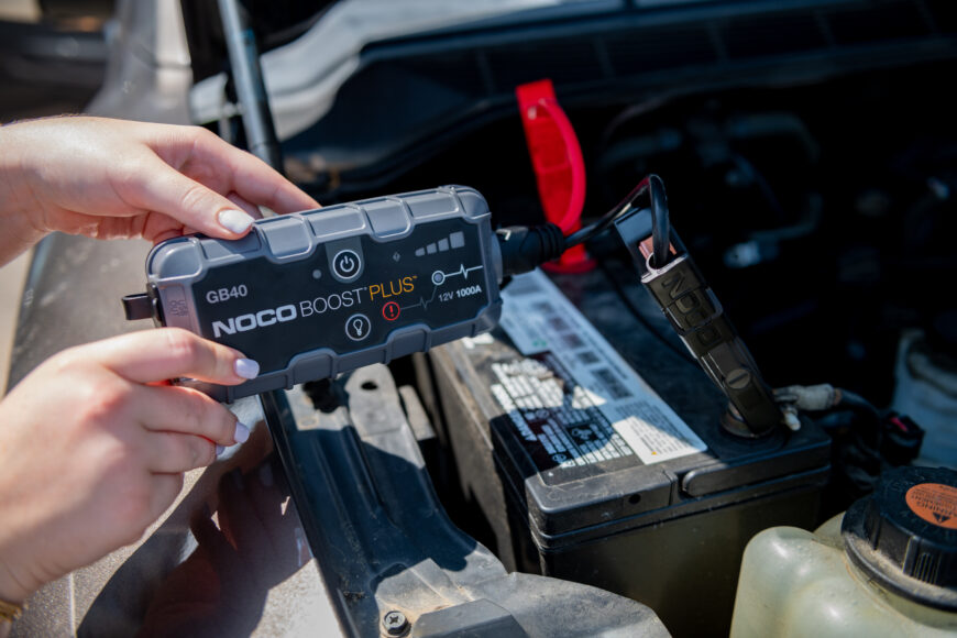 NOCO Portable Jump Starter VS Traditional Jumper Cables - AutoZone