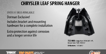 Dorman’s Chrysler Leaf Spring Hangers