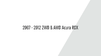 Image for How to Replace Shocks & Struts in a Acura RDX