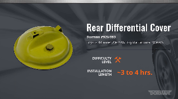 Image for How To Install Dorman's Rear Differential Cover For Toyota Tacoma & 4Runner