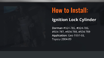Image for How To Install Dorman's Toyota Ignition Lock Cylinders