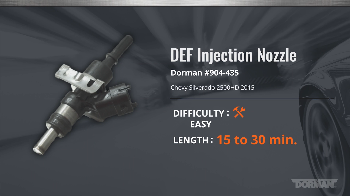 Image for How To Install Dorman's Def Injection Nozzle on GM Vehicles