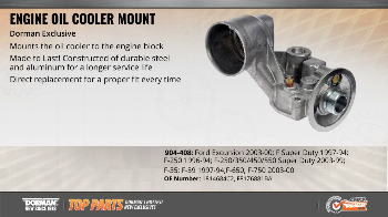 Image for Engine Oil Cooler Mount