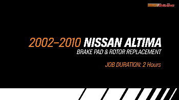 Image for How To Change The Brakes on a Nissan Altima