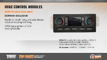 Image for Dorman's HVAC Control Module For GM Cars