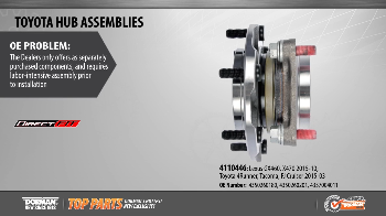 Image for Dorman's OE Fix For Toyota Hub Assemblies