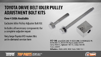 Image for Toyota Drive Belt Idler Pulley Adjustment Bolt Kit