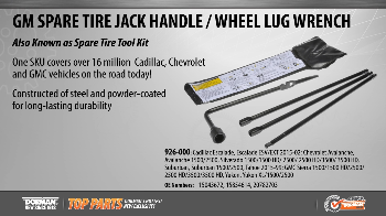 Image for Gm Spare Tire Jack Handle Wheel Lug Wrench