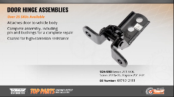 Image for Dorman's Door Hinge Assemblies For Toyota Vehicles