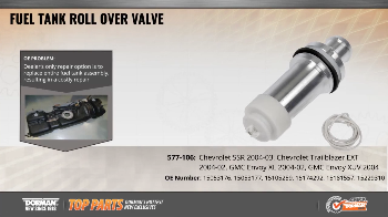 Image for Dorman's GM Fuel Tank Roll Over Valve