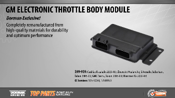 Image for Dorman's GM Electronic Throttle Body Module
