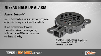 Image for Dorman's Nissan Back Up Alarm