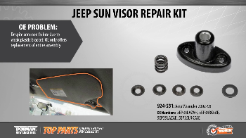 Image for Jeep Sun Visor Repair Kit
