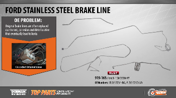 Image for Ford Stainless Steel Brake Line Kit