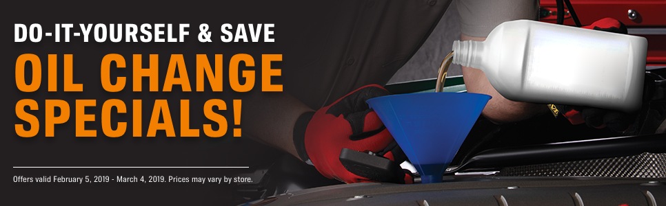 autozone oil change special