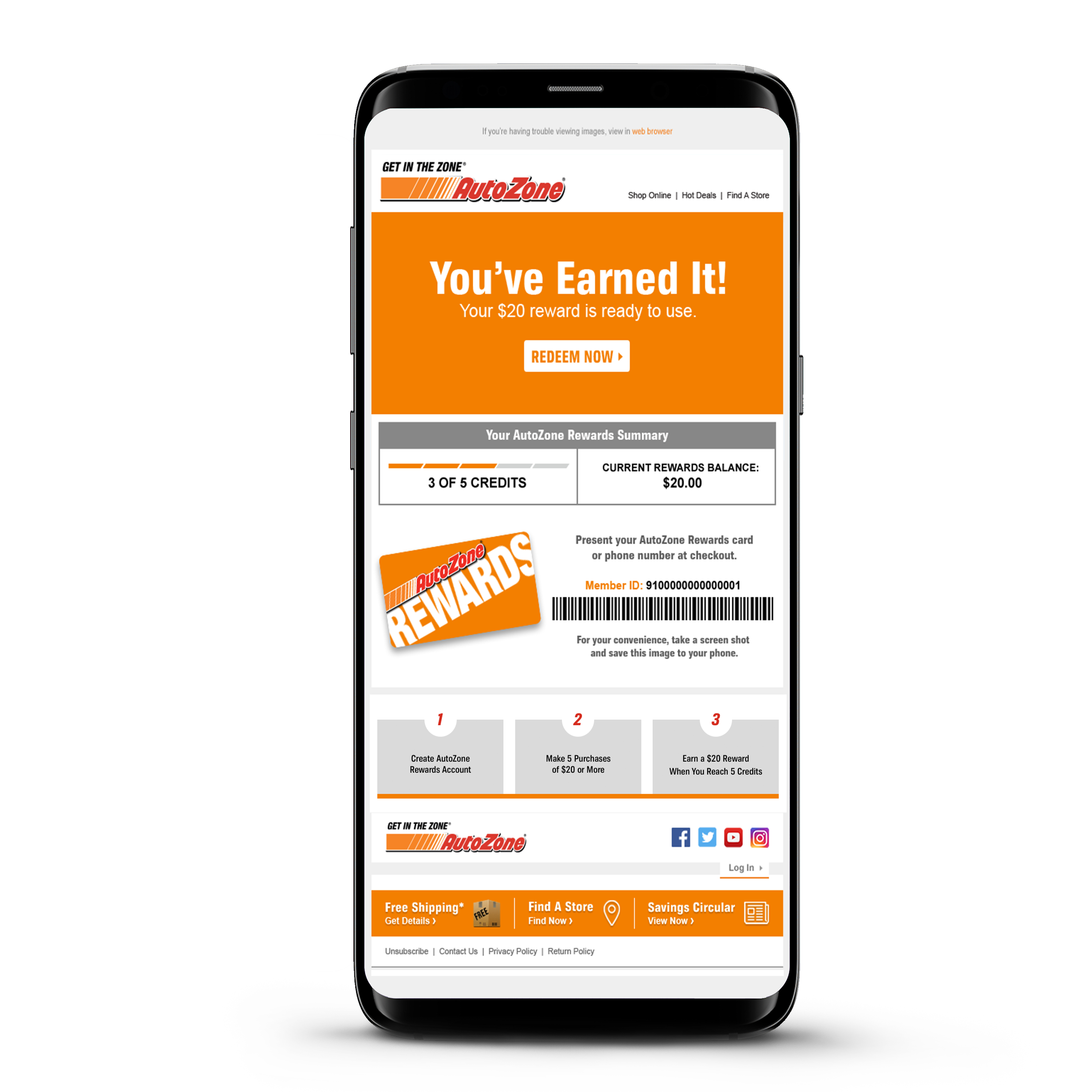 Autozone Rewards In Myzone