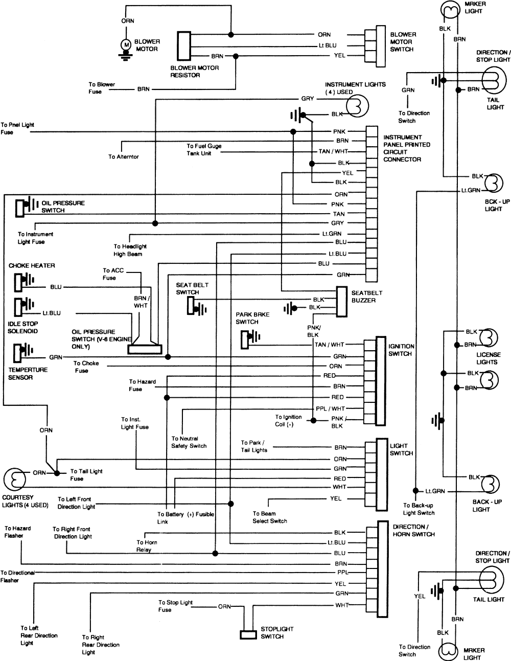 Gm Wiring Harness Diagram from www.autozone.com