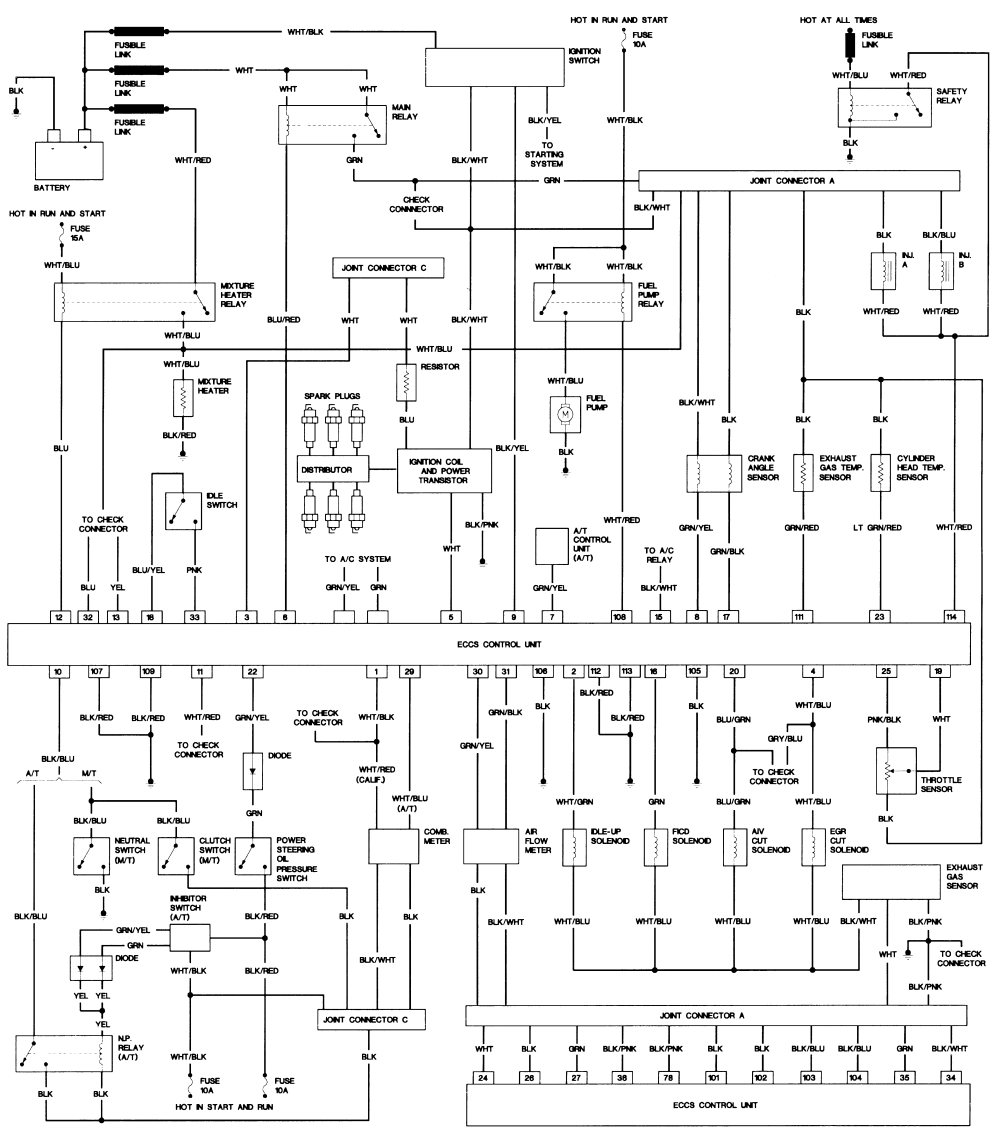 Nissan Pick Ups And Pathfinder 1970 88 Wiring Diagrams Repair Guide Autozone