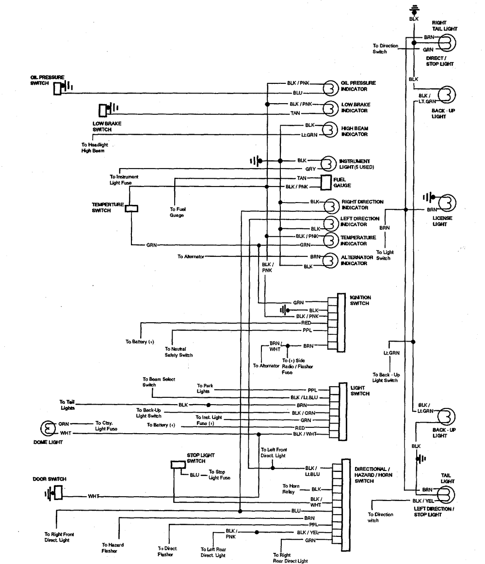 1980 Chevy Truck Turn Signal Wiring Diagram Switch from www.autozone.com