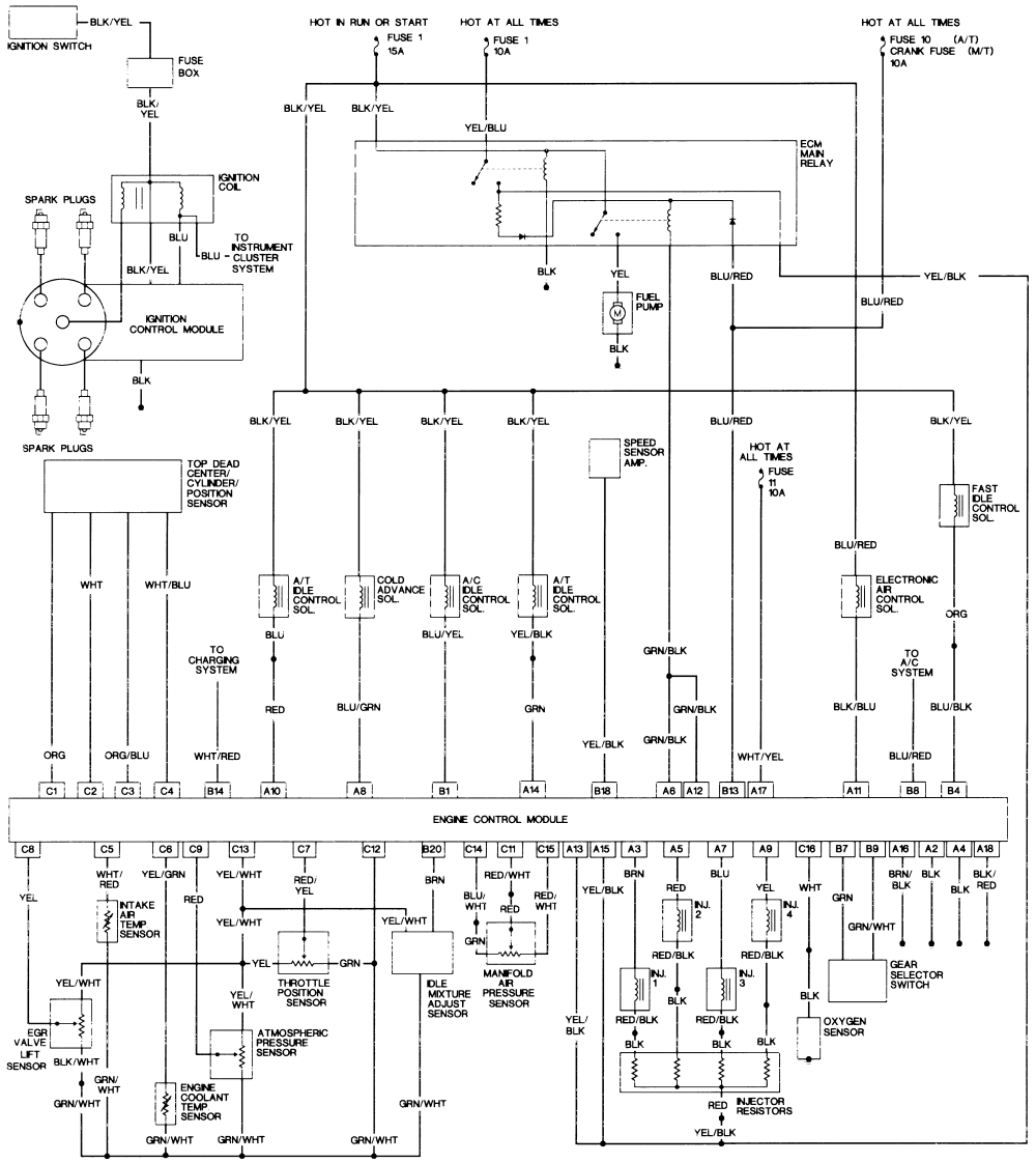 1998 Honda Civic Radio Wiring Diagram from www.autozone.com