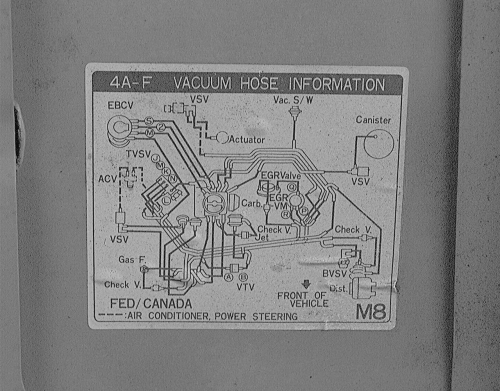 Toyota Corolla 1988-1997 Vacuum Diagrams Repair Guide - AutoZone