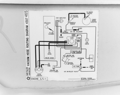 Chrysler Full-Size Vans 1967-1988 Vacuum Diagrams Repair Guide