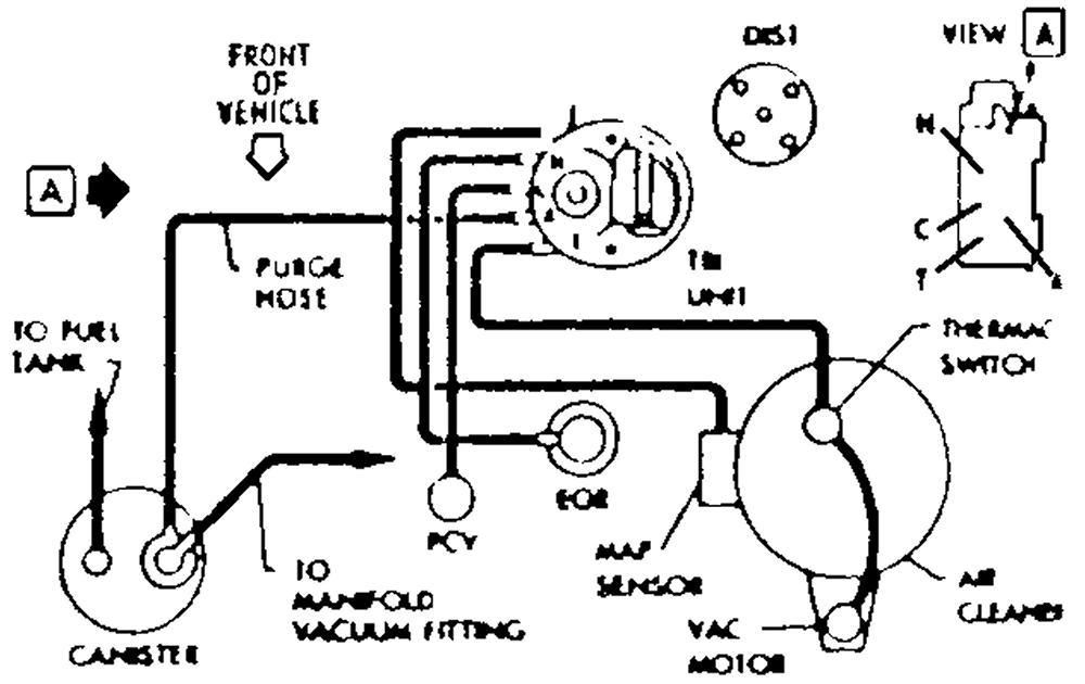 Chevy Astro and GMC Safari 1985-1996 Vacuum Diagrams Repair Guide